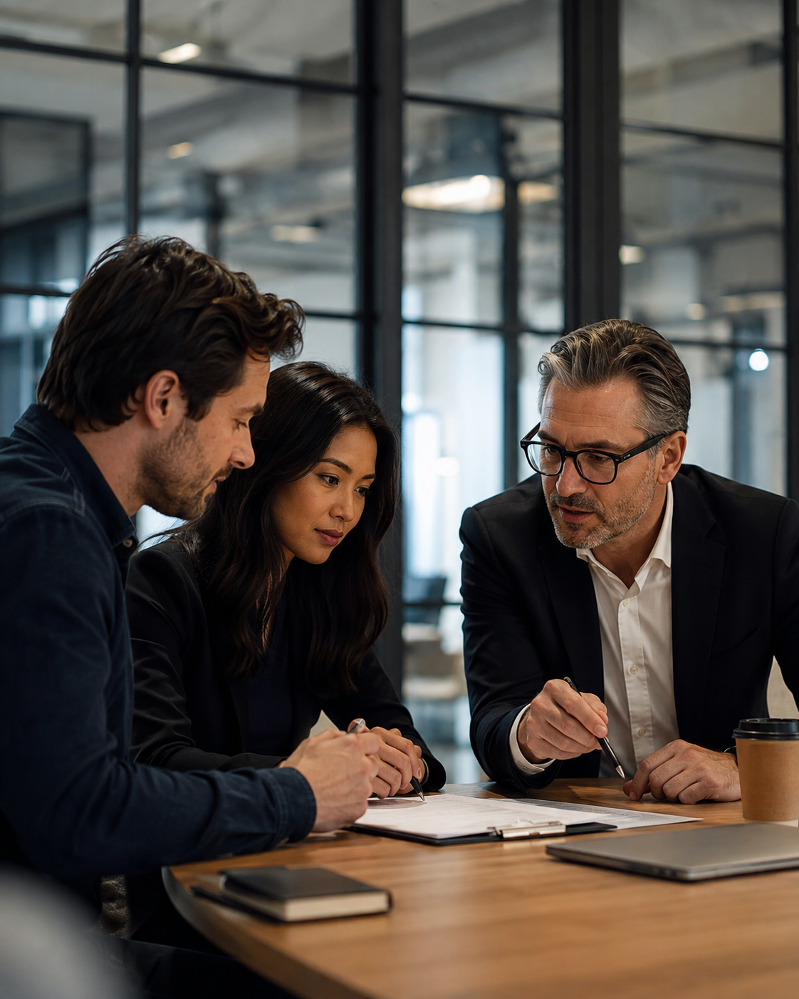 Buyers evaluating an acquisition with an advisor