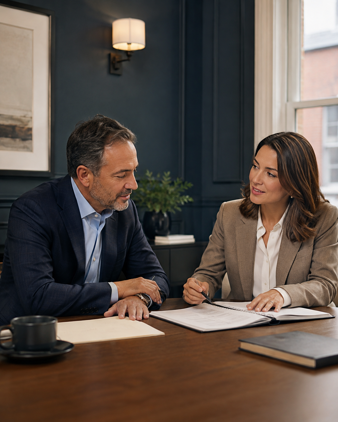 Business brokerage discussion